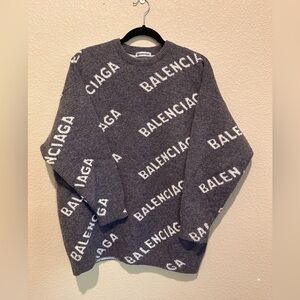 Balenciaga wool oversized sweater size XS
